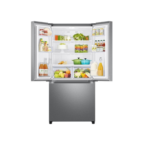 Samsung RF18A5101SR/AA 18 cu. ft. Smart Counter Depth 3-Door French Door Refrigerator in Stainless Steel