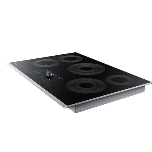 Samsung 30" Smart Electric Cooktop with Sync Elements in Stainless Steel