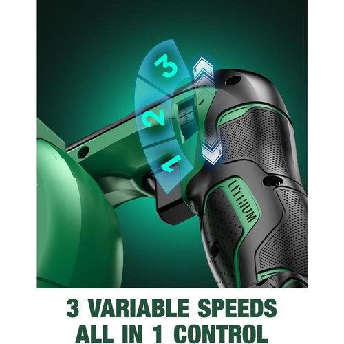 GCP Products Cordless Leaf Blower & Vacuum w/2 X 2.0 Battery & Charger, 2-in-1 20V Leaf Blower Cordless,150CFM Lightweight Mini Cordless