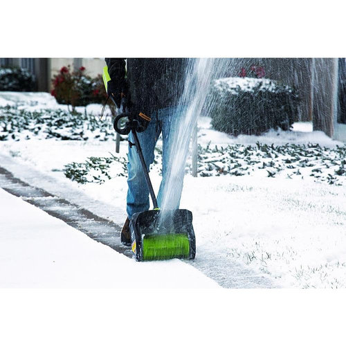 thinkstar Greenworks - 80V 12Cordless Brushless Snow Shovel With 2.0 Ah Battery And R...