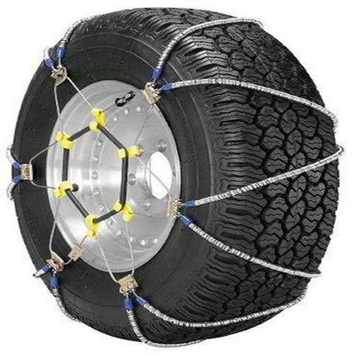 SCC ZT729 Super Z LT Light Truck and SUV Tire Traction Chain - Set of 2, Silver